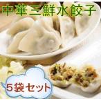 冷凍ギョウザ 山東三鮮水餃子 【5袋セット】 中国食品 中華水餃子 業務用 1KG×5 　送料無料（北海道、沖縄除く）