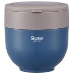 スケーター(Skater) 保温 保冷 丼ぶり ランチジャー 800ml 折りたたみハンドル付 抗菌 アッシュブルー LDNO8AG