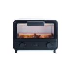 テスコム オーブントースター 2枚焼き 80〜230℃ 温度調節 無段階 1000W タイマー15分 コード長1m ブラック TSB50A-K