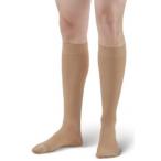 医療用弾性ストッキング　レックスフィット　厚手ハイソックス　爪先あり　中圧　Mサイズ　ライトベージュ1662