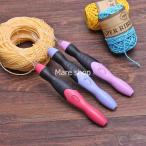 裁縫道具 かぎ針 編み針 USBライトアップ 交換ヘッド9個 縫製ツール 編み物ツール セット キット アクセサリー 手編み道具 3カラー