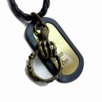 ドッグタグプレートメンズチョーカー...