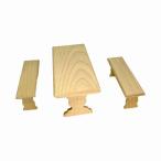  миниатюра мебель комплект из дерева стол . длина стул 2 шт. комплект под дерево натуральный кукольный дом игрушечный стул стол дисплей DH-080 экспресс доставка на дом только 