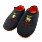 発熱 靴下 防寒 爆熱王靴下 冷えとり 発熱ソックス あったかい 保温 オレンジ 黒 24.5-26.0 Lサイズ SC-229 メール便OK