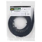 OHM широкий галстук 1220 чёрный атмосферостойкий 10шт.@WLT-1220-K 10P 09-1772