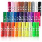 Shuttle Art クレヨン 32色セット 手が汚れない テンペラペイントスティック 洗える 速乾 繰り出し式 安全 カラーペン ウォッシャブル絵