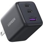 UGREEN зарядное устройство type-c 30W (2*USB-C+1*USB-A) [PSE технология стандарт согласовано /PD3.0 соответствует /30W внезапный скорость зарядка / compact ]