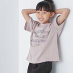 OMNES キッズ バイオ加工 フットボールロゴプリント半袖Tシャツ  トップス カジュアル ロゴTシャツ 男の子 女の子  100cm 110cm 120cm 130cm 140cm