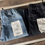 OMNES キッズ ストレッチデニムパンツ  子供服 子ども服 男の子 女の子 ロングパンツ 長ズボン  100cm 110cm 120cm 130cm 140cm カジュアル