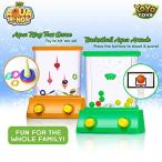 ヨヤ・トーイズ YoYa Toys 手持ち式ウォーターゲーム  フィッシュリング投げとバスケットボール・アクア・アーケードおもちゃの2個セット コンパ
