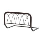 ベッドガード ダークブラウン ベッド用 ベッドの柵 柵 ガード ズレ落ち防止 転落防止 サイドガード