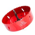 Bi-Metal Hole Saw Drill Bit HSS Hole Cutter with Arbor for Wood and Metal 4-3/4