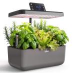 iDOO 水耕栽培キット 水耕栽培セット 室内 家庭菜園 スマート操作パネル搭載 植物育成LEDライト 自動水循環システム 2つの栽培モード 最大12株対応