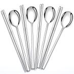 AOOSY スプーン 箸 4人用8点セッ