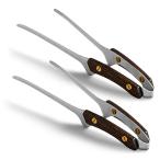 ziyue 焼肉トング 木製ハンドル ステンレス 焼肉 バーベキュー 揚げ物 バーベキュー bbq バーベキュートング パスタ キャンプ ア