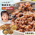 ハレとケ熟成玄米ごはん 3食お試し 
