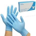 nitoliru перчатка M размер 100 листов входит голубой * пудра свободный [ включая доставку ] часть за исключением левый правый двоякое применение модель [ индустрия ]