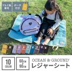 レジャーシート 子供 一人用 おしゃれ 厚手 コンパクト ミニ ピクニックシート OCEAN＆GROUND キッズ 公園 遠足 行事 収納袋 小学生