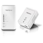 TRENDnet Powerline 500 AV Kit with Wi-Fi Extender, Includes 1 x TPL-406E + 1 x TPL-410AP, 500 AV Powerline and N300 Wireless N, TPL-410APK_ параллель импорт 
