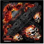 HOTLEATHERS hot кожа Skull Eagle бандана head LAP . шарф . шлем внутренний .. данный посылка носовой платок 