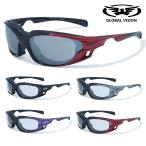 バイク サングラス ゴーグル GLOBAL VISION Ratchet CF Sunglasses カラー豊富!! グローバルビジョン アイウェア ANSI Z87.1 準拠 UV400 飛散防止加工 耐擦傷