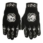 Hardcore Mechanics Style Riding Gloves（スカル）