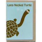  поздравительная открытка Long Necked Turtlenagakbigame[Mokoh Design] * почтовая доставка OK*