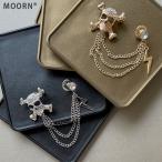  брошь череп цепь мужской булавка брошь .. каркас день совершеннолетия 