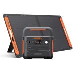 Jackery ポータブル電源 1500 New 100W ソーラーパネル 1枚 2点セット
