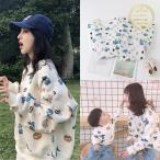 親子ペアルック ベビー 親子 パーカー 長袖 家族服 親子服 トレーナー ペアルック お揃い トップス 春秋 子供服 カップル ご夫婦 お兄弟 姉妹
