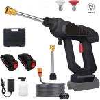  мойка высокого давления беспроводной заряжающийся портативный специальный с футляром мойка машин наружная стена уборка водоснабжение розетка не необходимо перевозка удобный веранда москитная сетка машина наружная стена чистый сон группа 