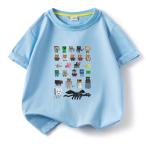 マインクラフト キッズ Tシャツ 子供用 プリントシャツ 通園 通学 ティシャツ 半袖