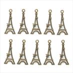  золотой старый прекрасный очарование 10 шт. комплект . tower звезда Star античный Gold аксессуары детали can имеется metal серьги кисточка resin ручная работа T-207X