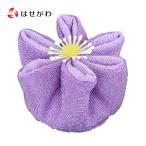 お盆 お供え おしゃれ ちりめん コンパクト 贈答用 お仏壇のはせがわ「甘美 香の花 クレマチス 紫」お仏壇のはせがわ
