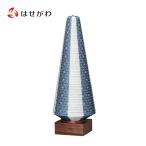 盆提灯 お盆 提灯 岐阜提灯 led コードレス 新型提灯 ミニ 新盆 初盆 送料無料 コンパクト ギフト 贈答用 ともり「tomori 藍切子」 お仏壇のはせがわ