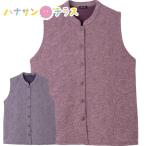 薄中綿キルトバラ柄 ベスト M~L LL シニアファッション 70代 80代 90代 100歳 レディース