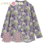 裏起毛ロングファスナーＴシャツ M~L S LL 3L 後ろ身頃長め 婦人 用