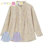 微起毛スナップボタンピンタックブラウス M~L S LL 3L 後ろ身頃長め 乾燥機OK 婦人 用