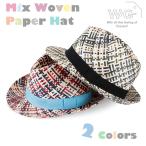 帽子麦わら帽子子供キッズハットペー...