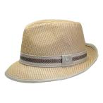 中折れハット ミラ・ショーン ハット 帽子 メンズ 春夏 大きいサイズ 小さいサイズ 日本製 ベージュ 父の日 プレゼント 紳士帽子 YM304