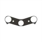 バイクパーツ ハンドル ワンデザイン トップブリッジステッカー カーボン調 PPSY19P