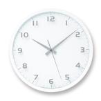 ショッピング電波時計 Lemnos レムノス nine clock 電波時計 LC08-14W ホワイト ブラック PC08-09 タカタレムノス おしゃれ 時計 壁掛け プレゼント ナインクロック