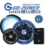 ペルチェ ファン 一体型バッテリーセット GP980 GB428 GB-POWER 15か月保証 冷却プレート ファン付きウェア対応 空調服用 熱中症 作業服 長信ジャパン 即日発送