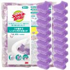 3M トイレ掃除 トイレブラシ 重曹入り 使い捨て スポンジ 洗剤付 取替18個 スコッチブライト 重曹