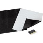 エーモン(amon) 静音計画 ロードノイズ低減マット フロント用 車用フロアマット デッドニング 約480×450mm 厚さ約3mm 2枚 4814 黒 1)フロント用