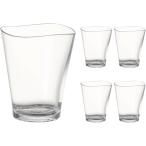 プラキラ 割れない グラス 5個入り コップ 240ml 電子レンジ 食洗機 対