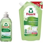 フロッシュ食器用洗剤 アロエヴェラ本体300ml+つめかえ用800mlセット アロエヴェラ