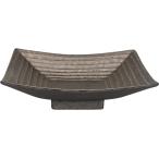 美濃焼 サラダボウル 皿 錆結晶千段