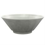美濃焼 グレーマット釉 ラーメン鉢 どんぶり 丼 鉢 器 うどん そば 蕎麦 直径約19.5×高さ7.5cm 電子レンジ 食洗機対応 シンプル 灰色 日本製 132-1315