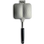 カクセー ホットサンドメーカー ダブル 直火 パニーニテイスト ガス火専用 日本製 シルバー